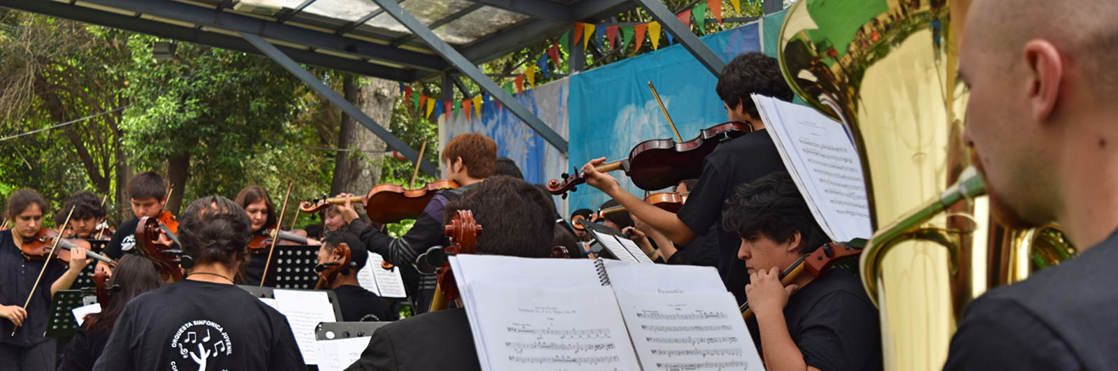 Orquesta Sinfónica Juvenil de Puente Alto se presentó en el Colegio Saint George´s