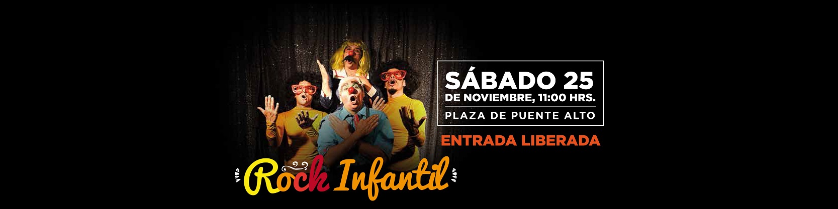 “Banda del Kazuela”: Rock infantil en la Plaza de Puente Alto.