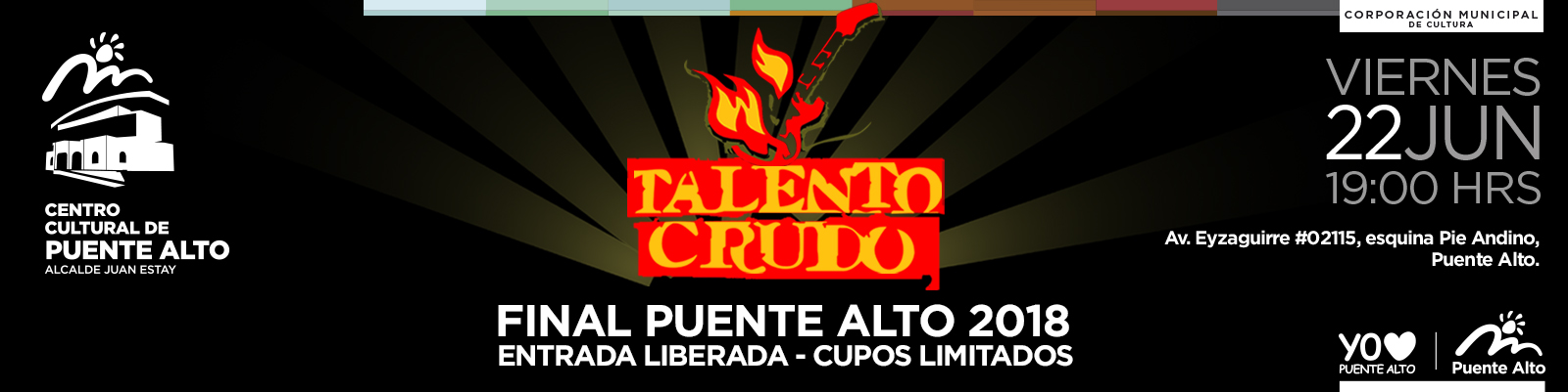 Conoce los cinco finalistas de Talento Crudo Puente Alto 2018.