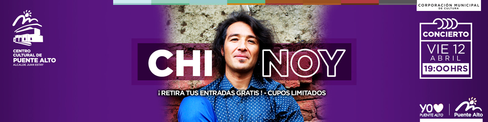 La música de Chinoy llega a Puente Alto.