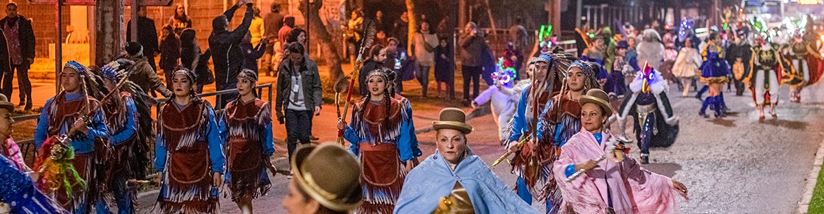 El pasacalle “Danzantes”, visitó la Villa Primavera.