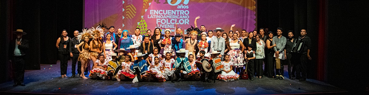 Con éxito se realizó la  31º versión del Encuentro Latinoamericano de Folclor Juvenil.