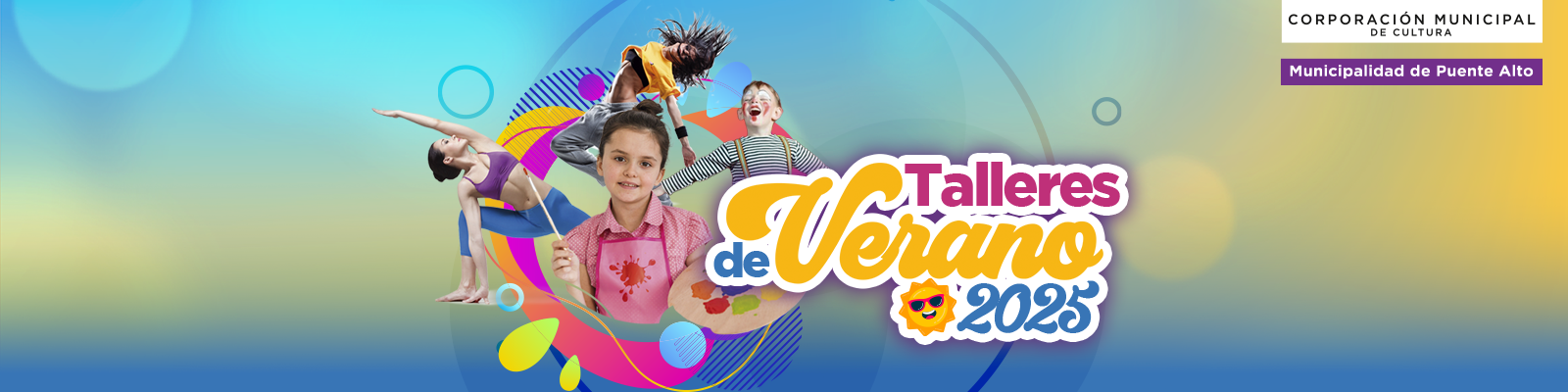 ¡ABIERTAS LAS INSCRIPCIONES PARA LOS TALLERES GRATUITOS DE VERANO 2025 EN PUENTE ALTO!