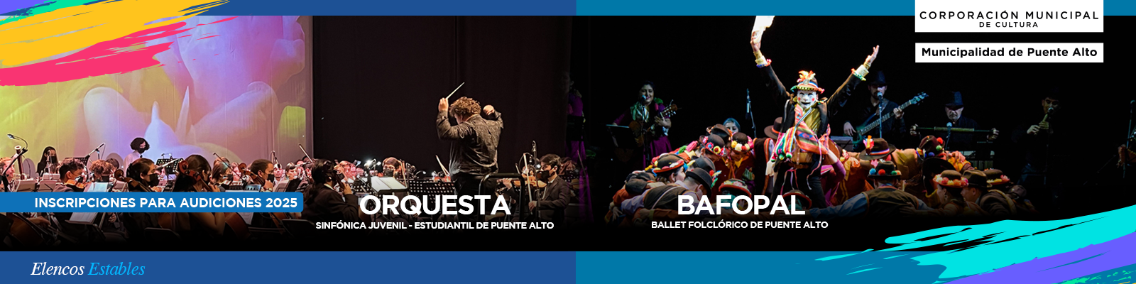 ¡VIVE LA MÚSICA Y LA DANZA! INSCRÍBETE PARA AUDICIONAR Y SER PARTE DE NUESTRA ORQUESTA O BAFOPAL